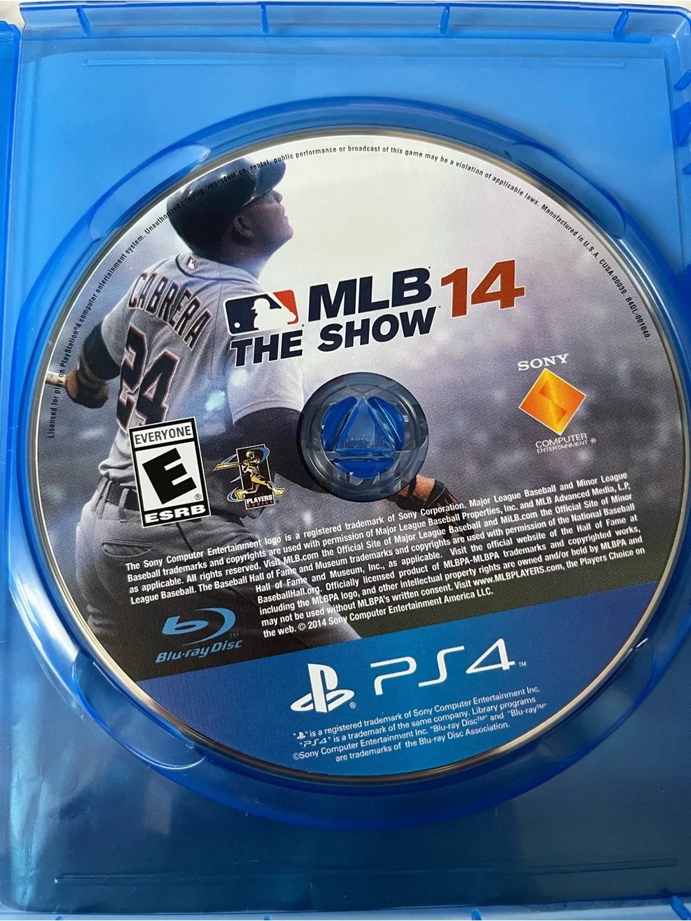 MLB The Show 14 PS4 Miguel Cabrera Edition